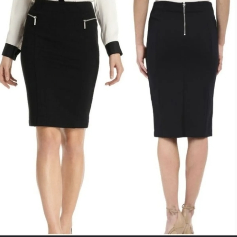 Michael Kors Career Basic Staple Capsule wardrobe NWT Black Skirt